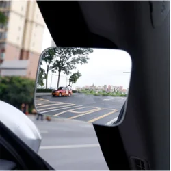 Rétroviseur de voiture convexe pour angle mort, 1 pièce, grand angle de 360 degrés réglable, miroir de stationnement sans cadre 