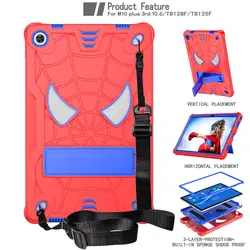 Custodia per tablet resistente per bambini con protezione in silicone e PC - Include cinturino a spalla