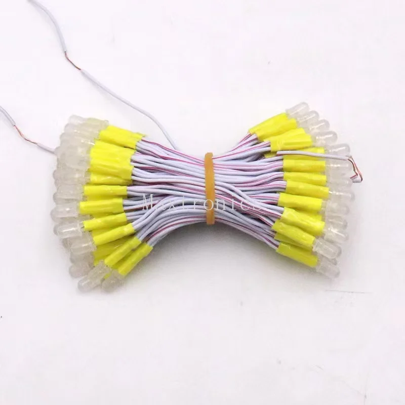 100PCS/string DC5V Led Modules Pixel 5MM Light Emitting Diode Module Highlight Billboard Decor