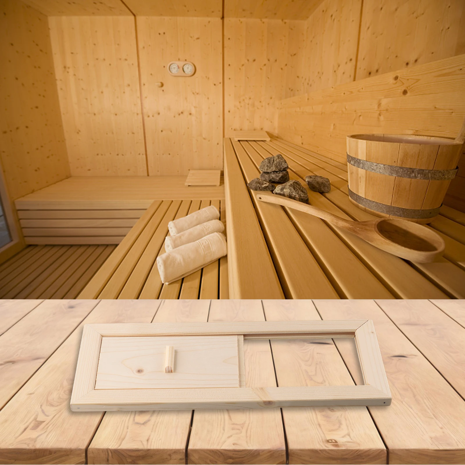 Airflow Control For Steam Room Exhaust Air Slide Sauna Air Control Sturdy Sturdy Material Effective Ventilation