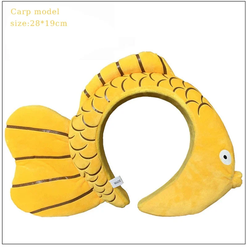 Ocean Children's Day Dress Up Hat Headband Performance Dance Cartoon Headwear Crab Lobster Shark Carp Crocodile Panda Headband unicorn headband birthday headband set