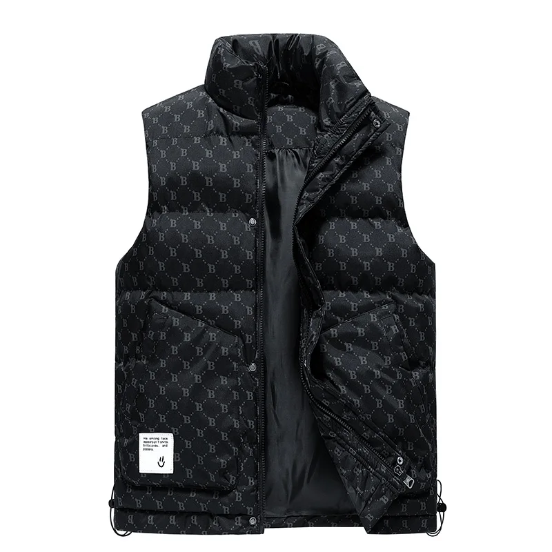 Men down vests spread spring autumn winter American cotton plus cashmere light coat
