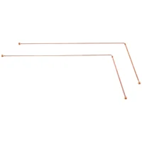 Copper Dowsing Rods - 99.9% Pure Copper 2PCS Divining Rods Energy Water Witching Detector 2