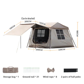 2-Person Automatic Pop-Up Tent 7