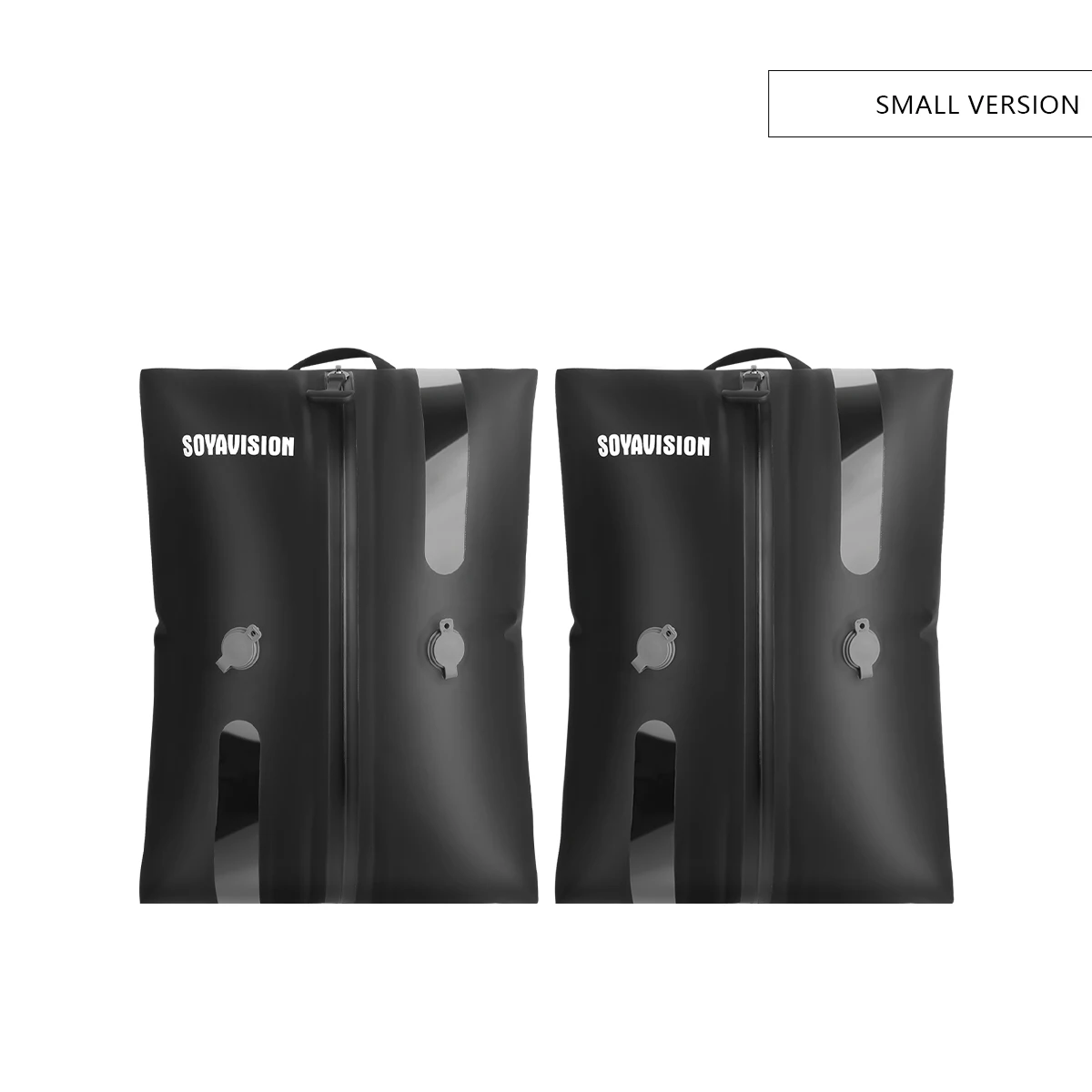 2pcs Black Small
