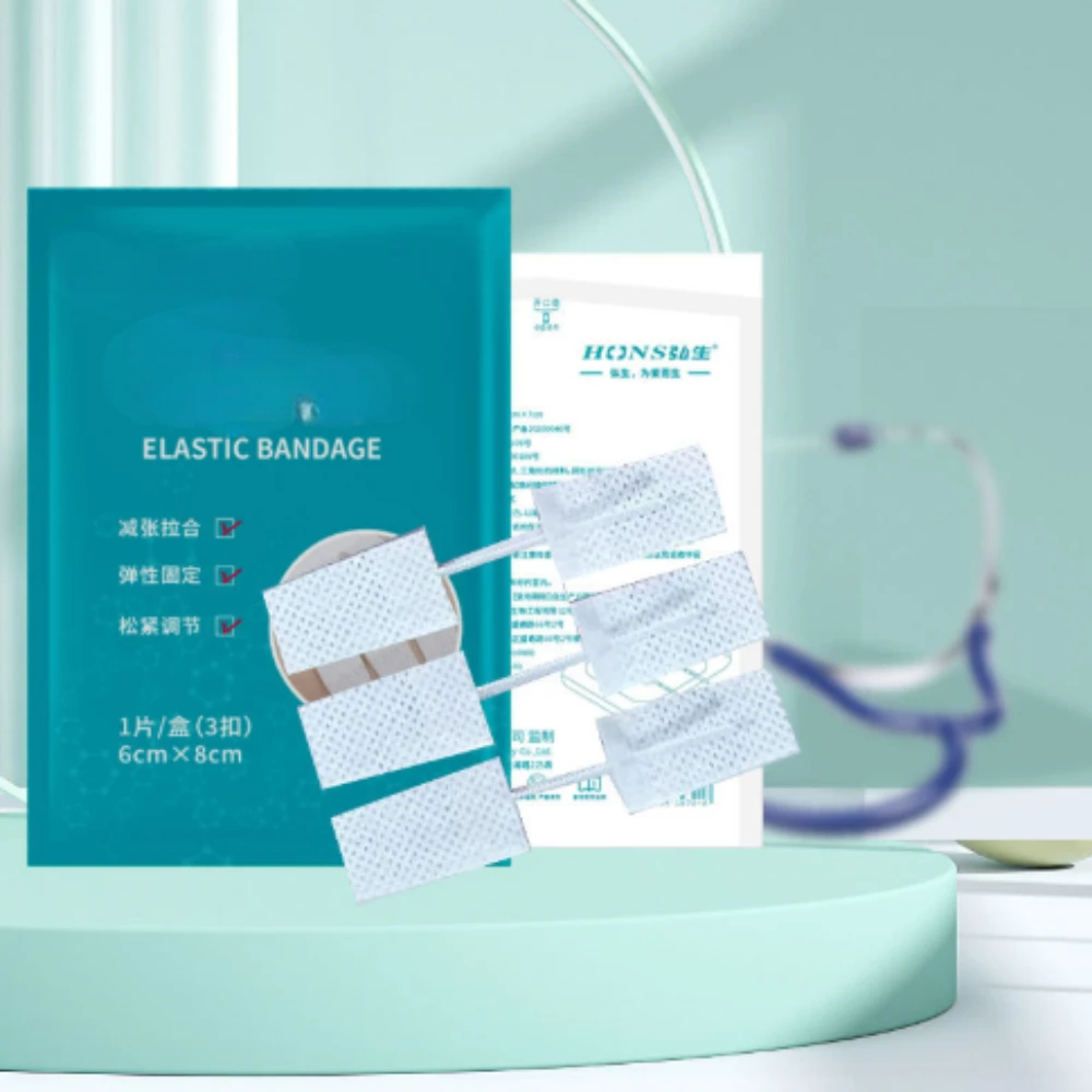 

Zipper Tie Band Aid Adhesive Wound Closure Band Aid Wound Closure Bandaid Emergency Kit Bandage Fast Suture Hemostatic Patch New