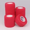 1/6/12/24/32 Red Gauze motion Bandage Self-adhesive Breathable Elastic Bandages for Sports Fixing Finger Wrist Leg 3