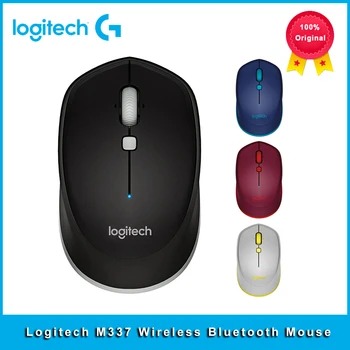 Original Logitech M337 Mouse Wireless Bluetooth Mouse Gamer pc Lap Top Mice Original Tracking Ergonomic Optical Mouse Office 1