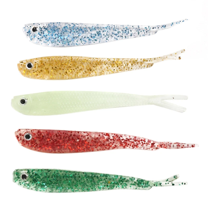 

55 шт., мягкие рыболовные приманки