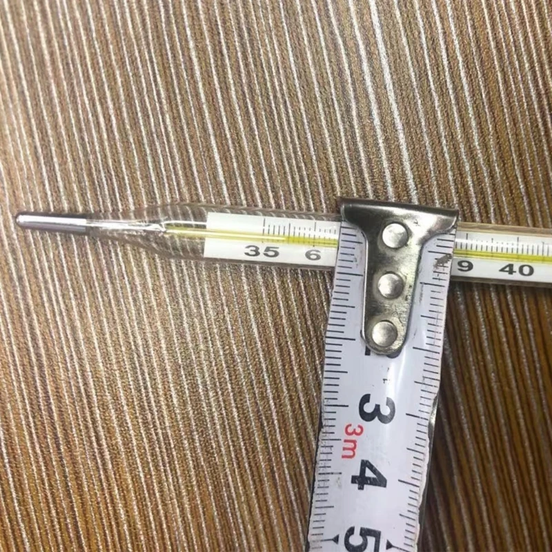 Glass free thermometer classic traditional clinical household dual scale accuracy