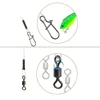 Carbon Fiber Fluorocarbon Fishing Leader Set High-Strength Lines With Swivels Snaps Abrasion-Resistant Fishing Leader Line Parts 3