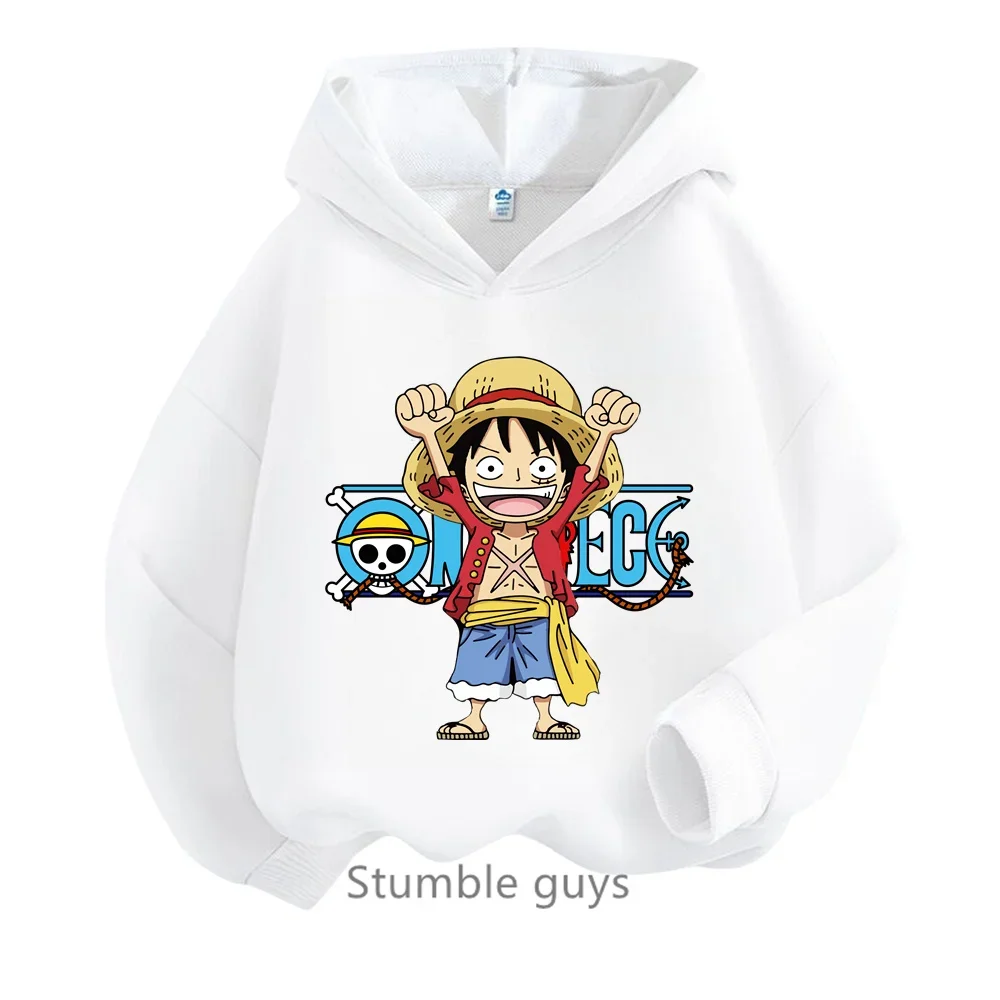 thumbnail image 1 of Sudadera con capucha de Anime One Pieces, ropa para niños, ropa para primavera y otoño para niñas, sudadera con dibujos animados de Luffy Zoro, traje para adolescentes, camisetas con capucha de Sonic, 1 of 5