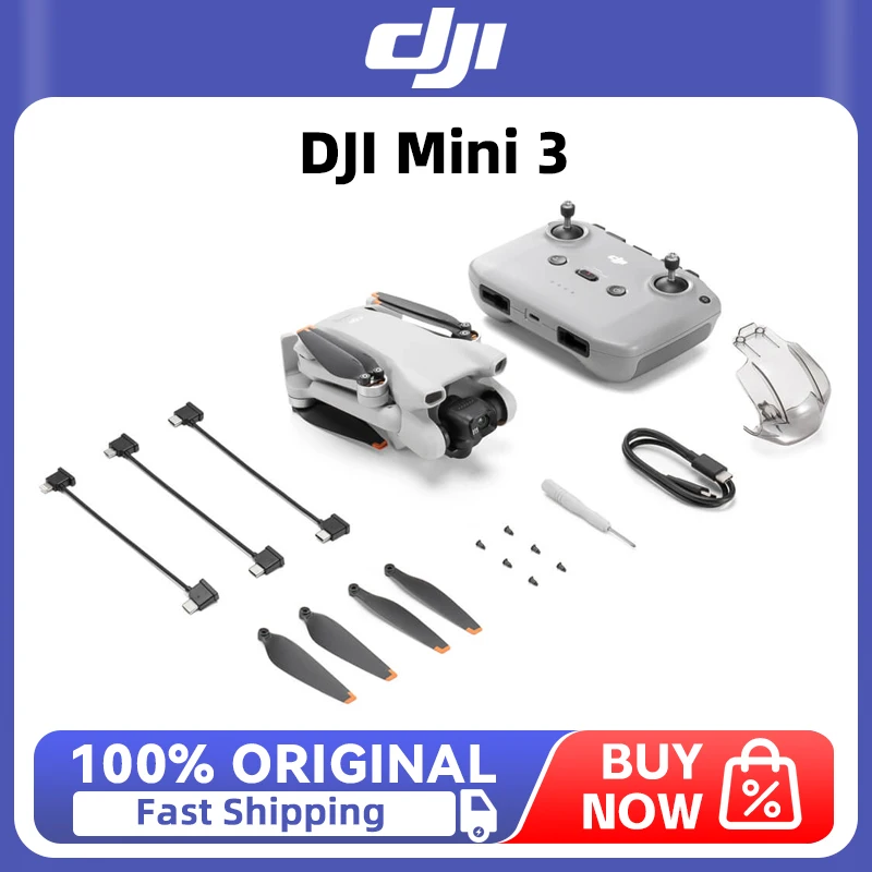 โดรนถ่ายภาพ 4K น้ำหนักเบา DJI Mini 3 สำหรับมือใหม่