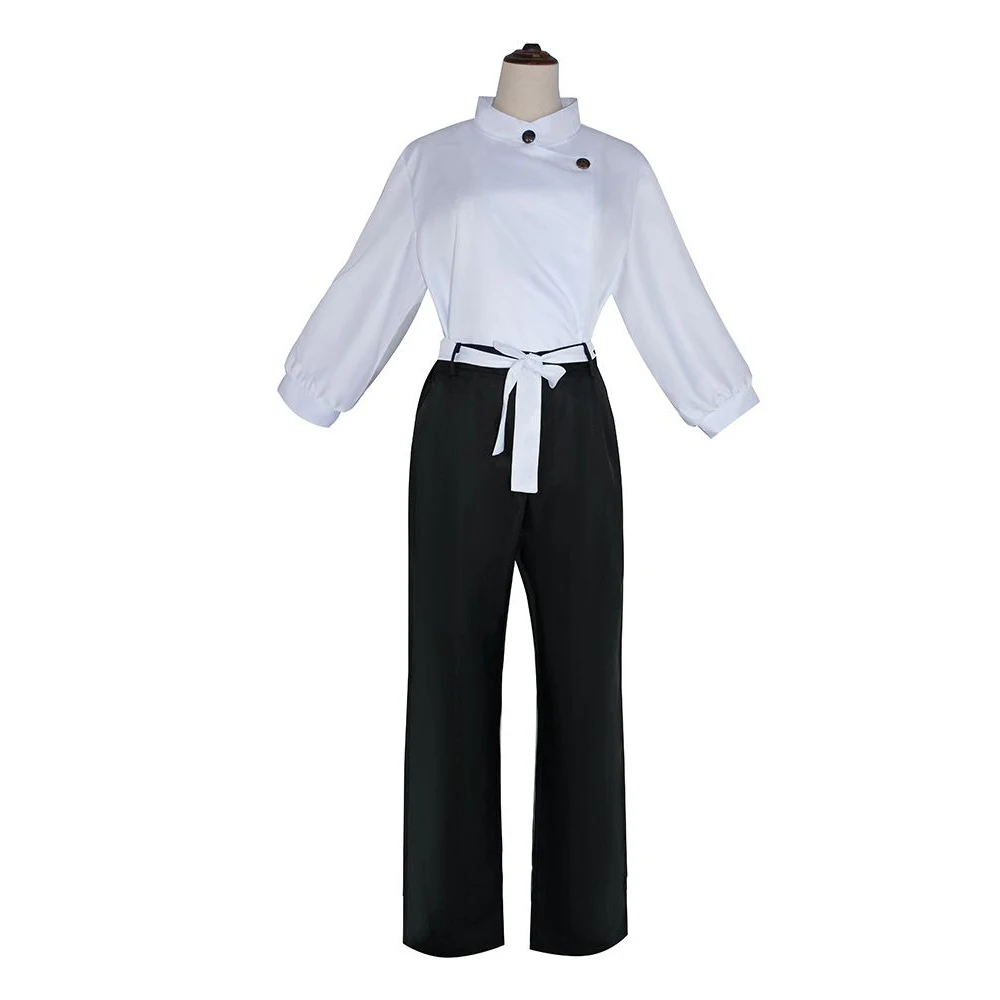 Jujutsu Kaisen Yuta Okkotsu White School Uniform Cosplay Costume