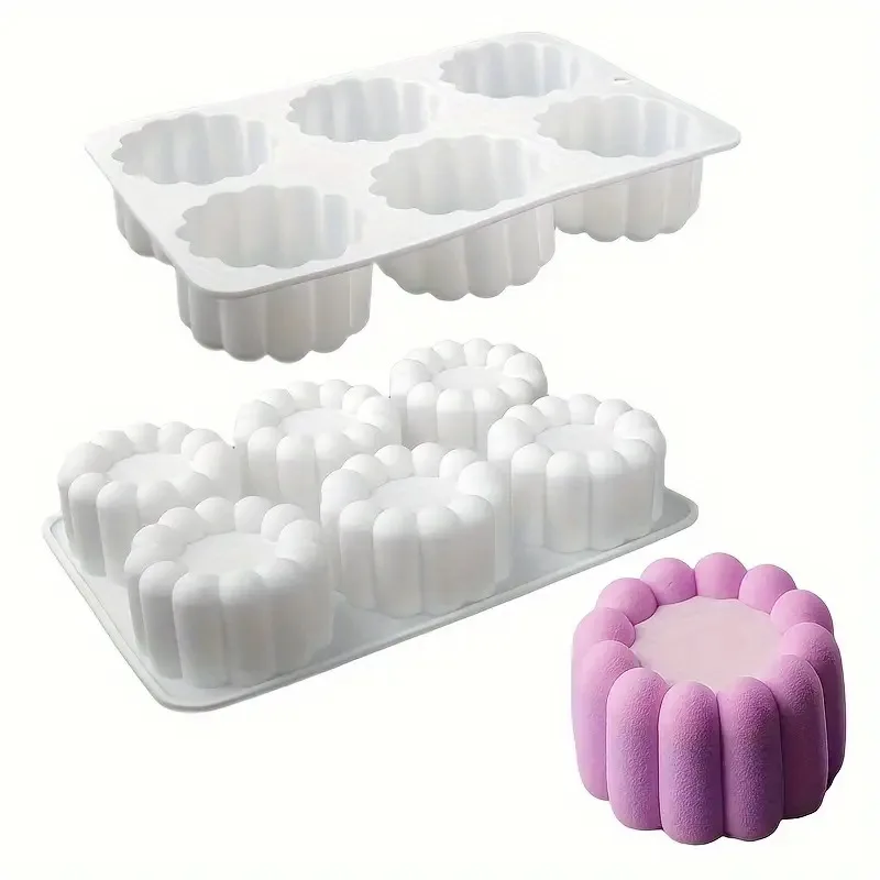 Square Flower Cake Mold for Mousse Desserts and Baking Non-Stick DIY Tool with Easy Release Perfect for Home Cake Decorating