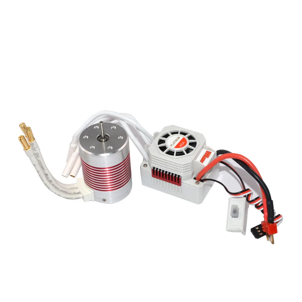 Platinum Waterproof 3650 3900KV 4300KV 5200KV Brushless Motor with 60A ESC Kit for 1/10 RC Car Truck Toy brushless motor