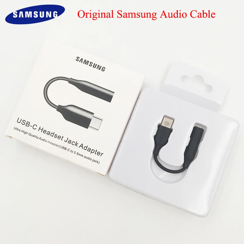 Original Samsung Usb Type C To 3.5mm Jack Audio Cable Headphone Aux Adapter For Galaxy S22