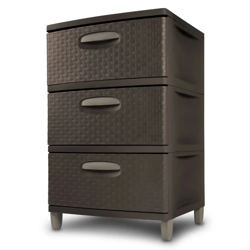 

Sterilite 3 Weave Drawer Unit Espresso