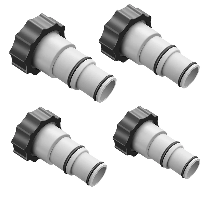 

Top!-Hose Adapter A W/Collar For Threaded Connection Pumps For Plunger Valve Pool Drain Swimming Pool Replace Accessories