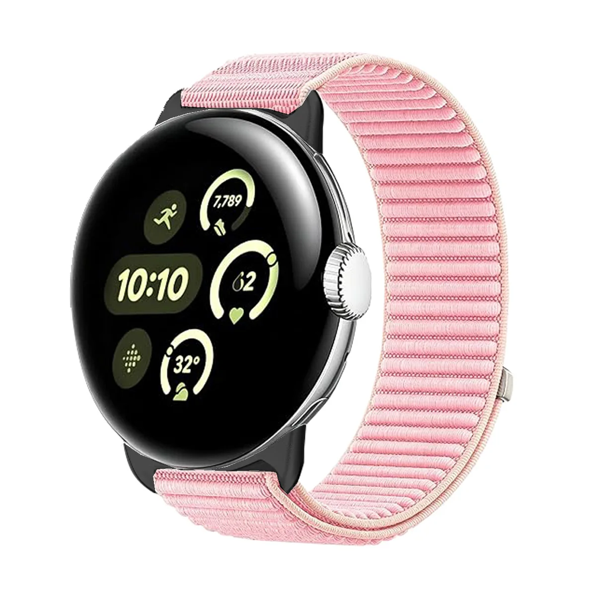 Nylon Sports Bracelet Watchband Replacement - Adjustable Strap, Universal Size