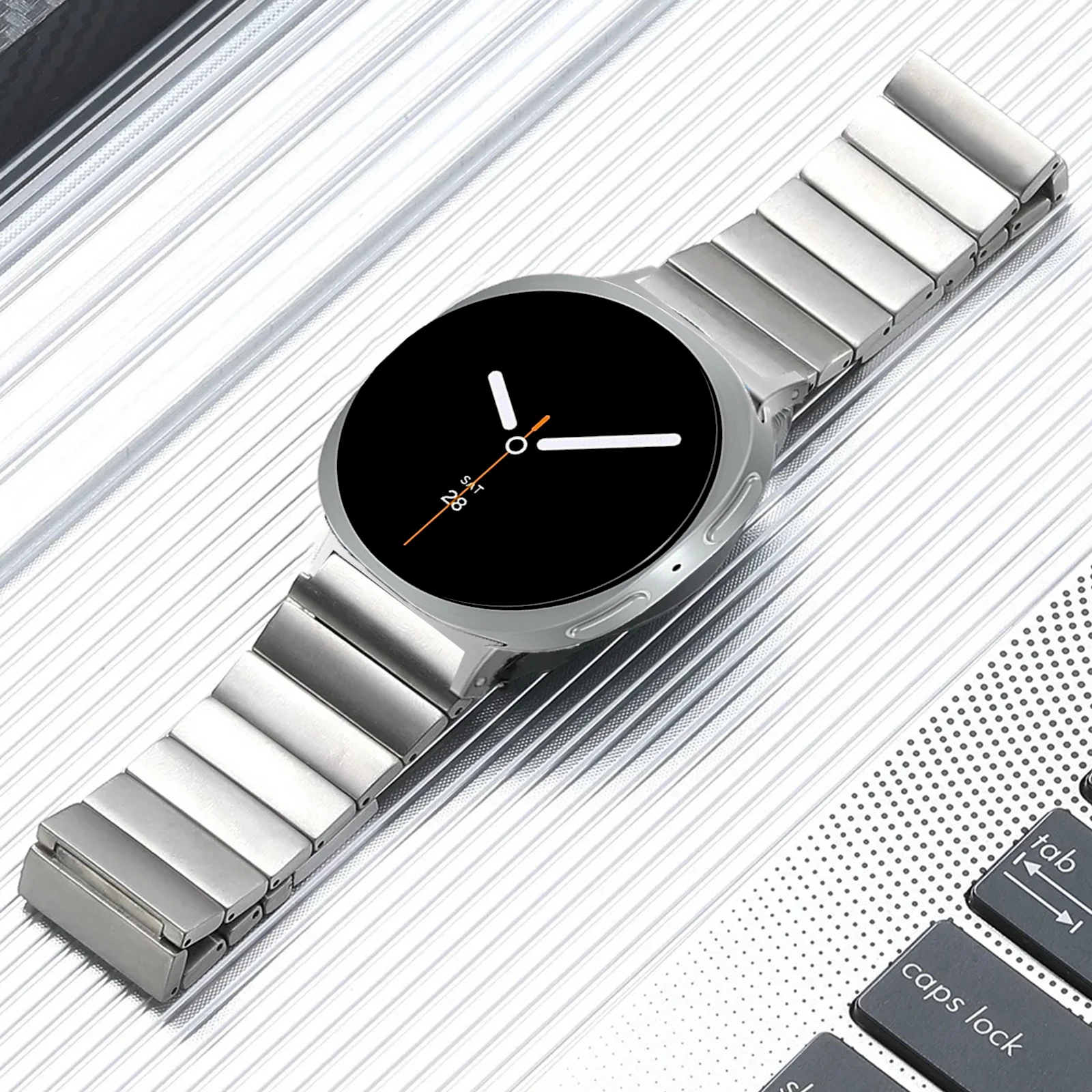 Luxury Stainless Steel Metal Strap - Premium Replacement Band Bracelet