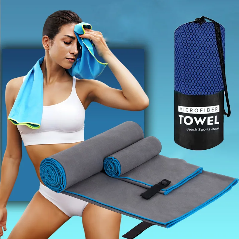 Super large Ultra-fine Fiber Bath Towel Soft High ab Sorption Travel Beauty Salon Sand Towel Quick-drying Towels for travel 3
