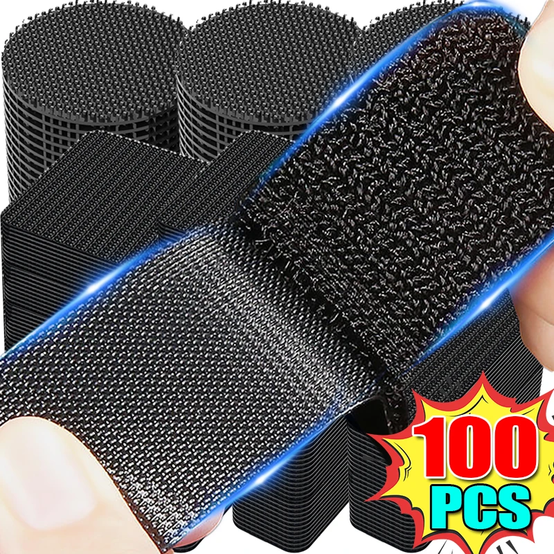 

Rectangle Square Round Carpet Fixing Stickers Double Faced High Adhesive Fixed Patch Tape Car Home Floor Mats Anti-slip Sticker