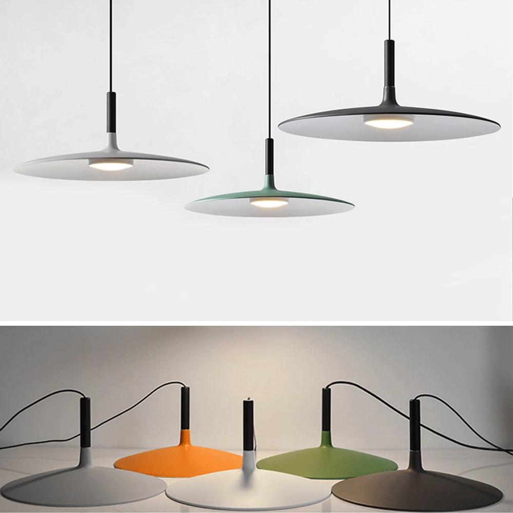 

UFO Luxury Creative Personality Cafe Single Head Bar Nordic Pendant Lights Modern LED Minimalist Ceiling Lamps Hanging Light