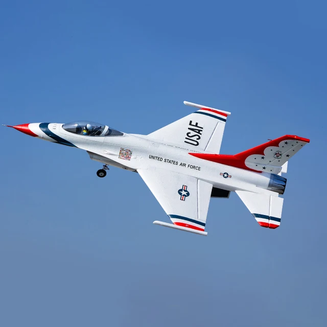 FMS 64mm F-16 PNP version RC simulation aircraft fixed wing fighter outdoor foam assembly remote control adult toy 5