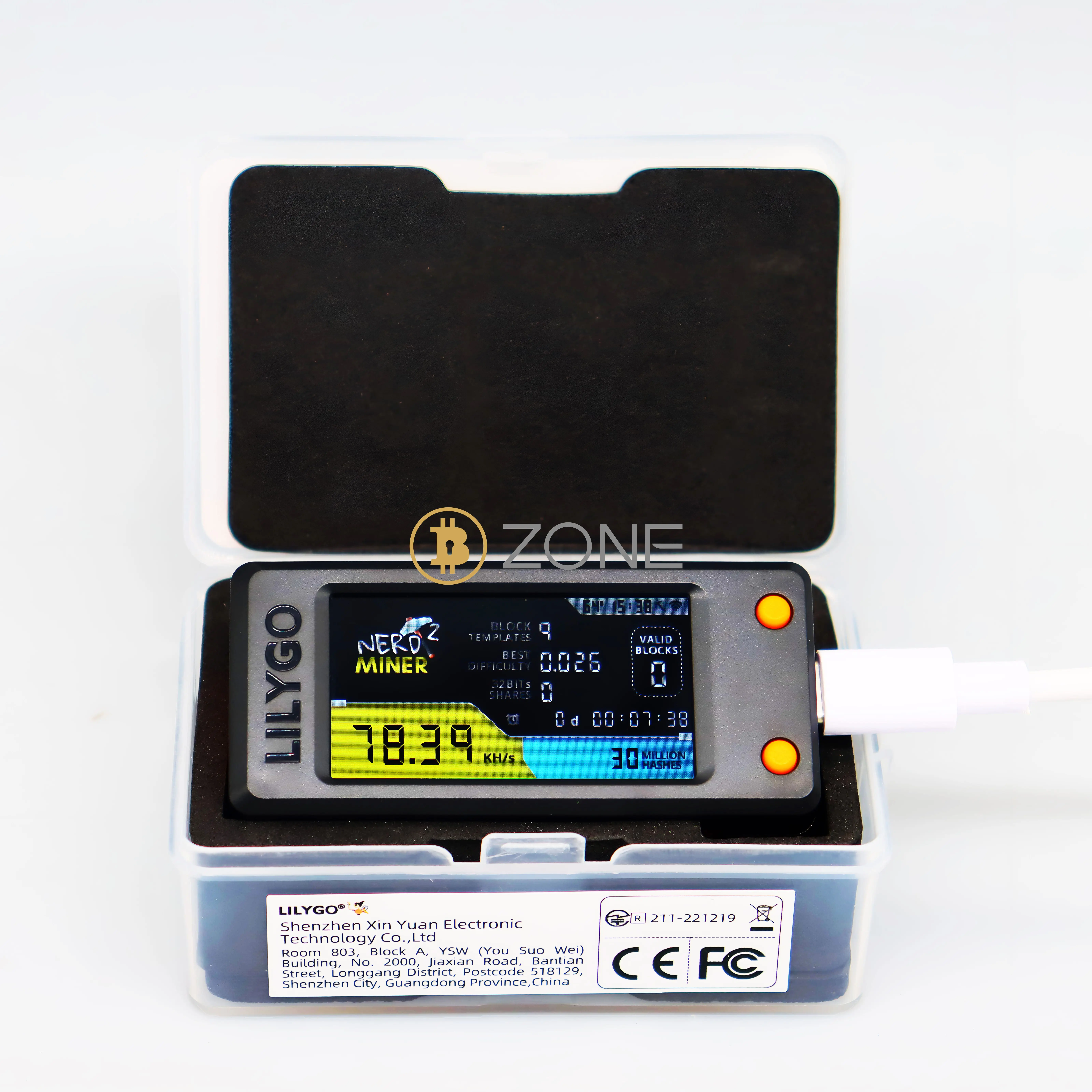 공식 Nerd Miner V2 78kh/s 시계 채굴기, 소형 미니 비트코인 솔로 채굴기, Nerdminer V2 BTC 채굴기 -  AliExpress