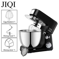 JIQI 4L 600W Household Electric Chef Machine table mixing blender 220V kitchen tools cooking food stand mixer cake dough bread 1