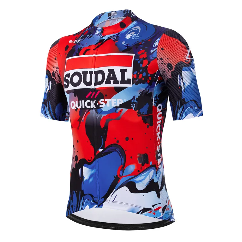 Soudal Quick Step Cycling Jersey Set Summer Breathable MTB