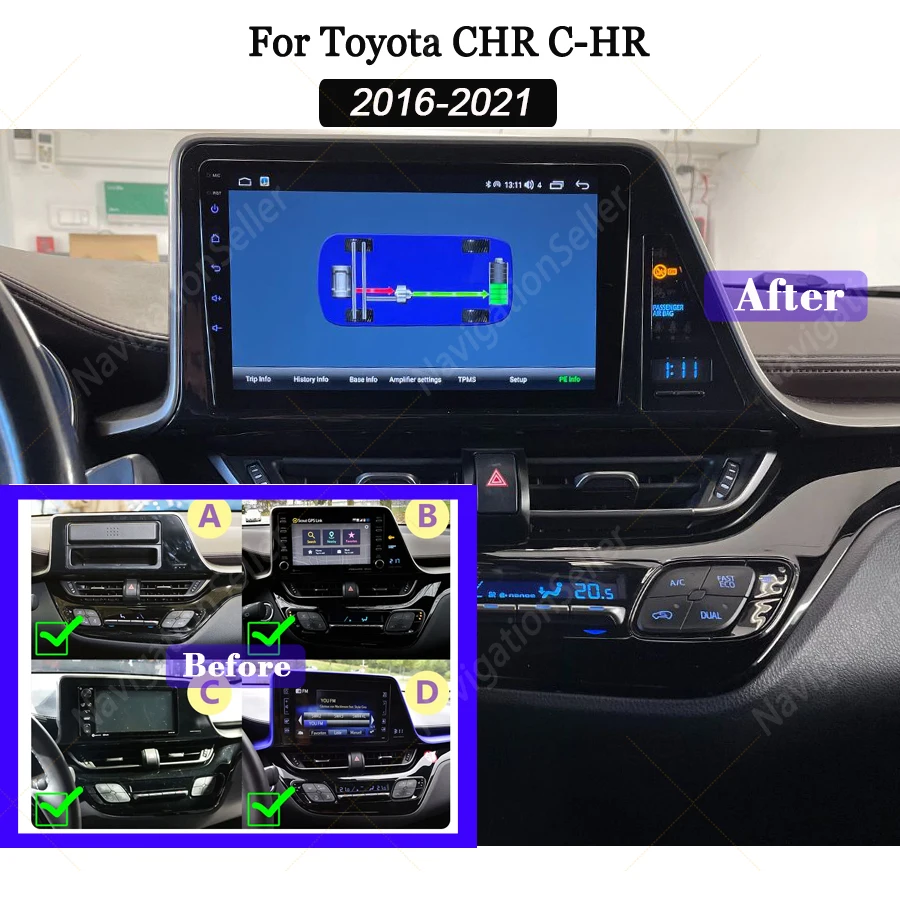 C-HR カーナビ取付セット 2016-2023年 C-HR カーナビ取付セット 2016