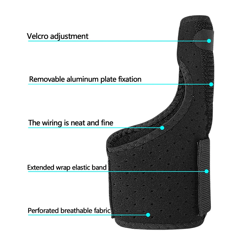 Finger klemme kleine Finger riemen Finger Aluminium platte unterstützt Sehnen scheide Handschuhe Schutz kleinen Finger Handgelenks chutz – Detail 5