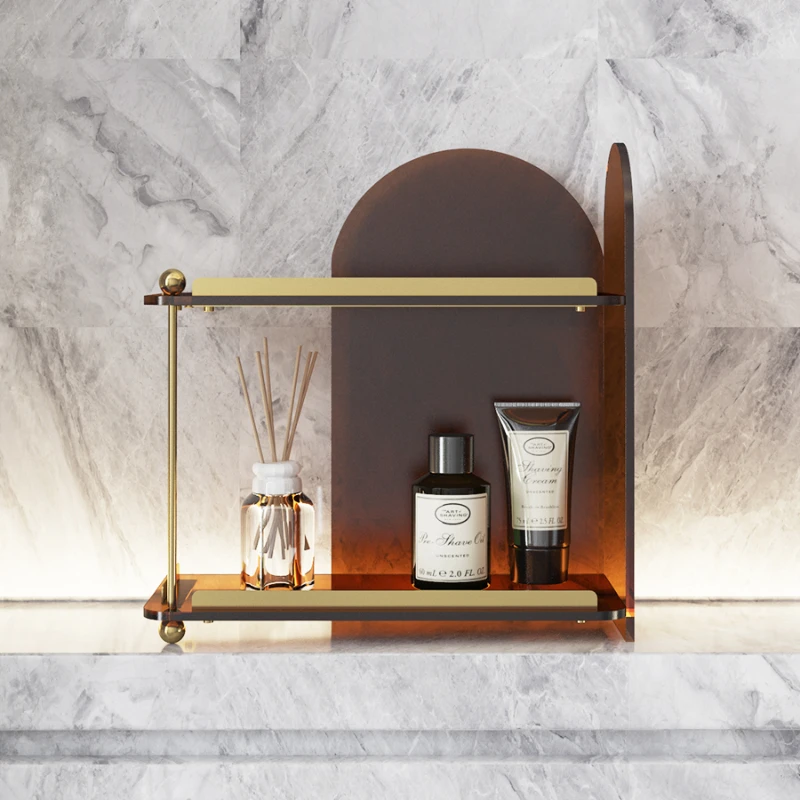 

Toilet washbasin storage rack, bathroom countertop, cosmetics