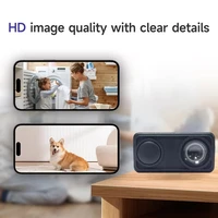 Caméra Mini 4K Oneplus Wifi Moniteur Sans Fil HD Vision Nocturne Détection de Mouvement à Distance Surveillance Sécurité Protection Caméra Domestique 5