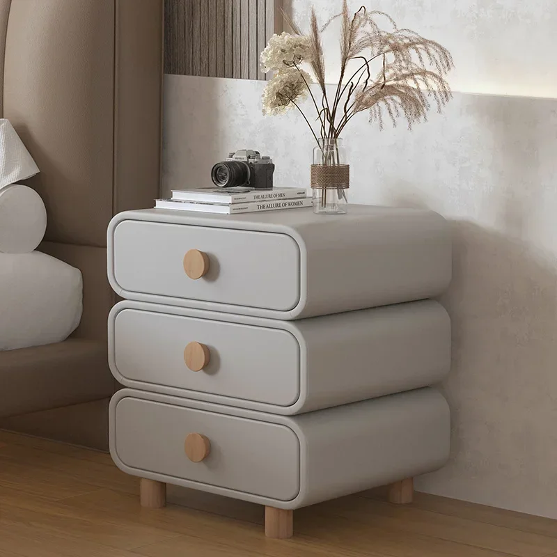 Bed Table Small Sofa Side Tables End Desk Bedside Round Bedside Storage Cabinet Night Designer Room Bedroom Design Living Locker