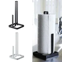 S/L Standing Paper Towel Holder Waterproof Kitchen Organizer Kitchen Paper Hanger Rack Rust-proof Face Towel Rack 1