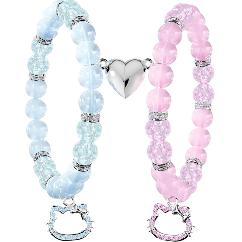 Браслети для пар Подарунки для нього та її Магнітний сенсорний браслет для подруги на далекі відстані Хлопець Різдвяні подарунки