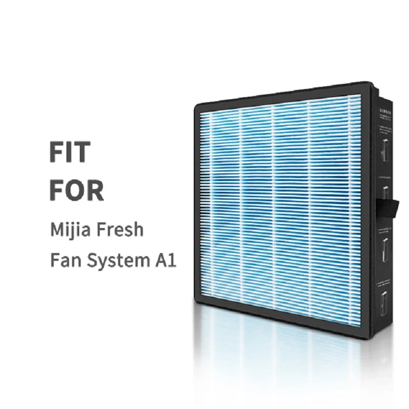 Air Purifier Filter For Xiaomi Mijia A1 Fresh Fan System MJXFJ-150-A1 Medium Efficiency High Efficiency Composite 258*258