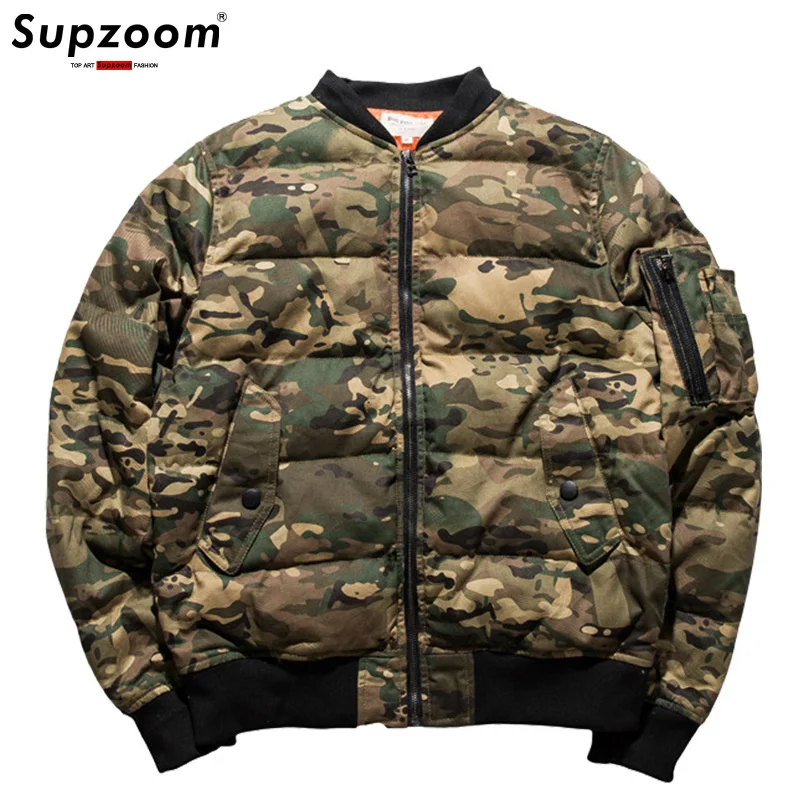 

Парка мужская зимняя с воротником-стойкой, на молнии, из хлопка