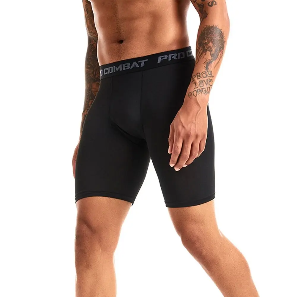 Men's Compression Spandex Sport Shorts Basketball Legging Athletic Workout Running Performance Baselayer Underwear
