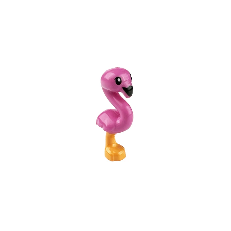 Stadt Tier Baustein Figuren Katze Hund Schwein Huhn Kaninchen Eule Pinguin Zoo Bauernhof DIY Montieren Zubehör Ziegel Kinder Spielzeug Geschenk – Detail 9
