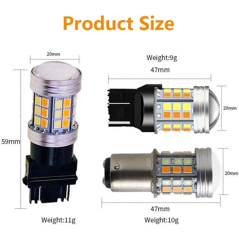  ÷ 1157 BAY15D P21/5W Led T20 7443 W21/5W Led  T25 3157 P27/7W ڵ DRL  õ ڵ   12V ġ