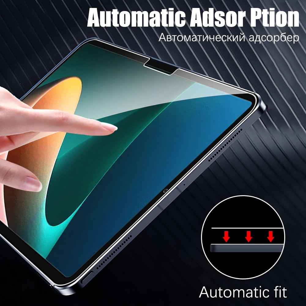 2pcs Tempered Glass Screen Protector For Xiaomi Pad 5 6 Glass Protector MiPad 5/6 Pro Redmi Pad 6s Pro 12.4 9H Protective Film 5