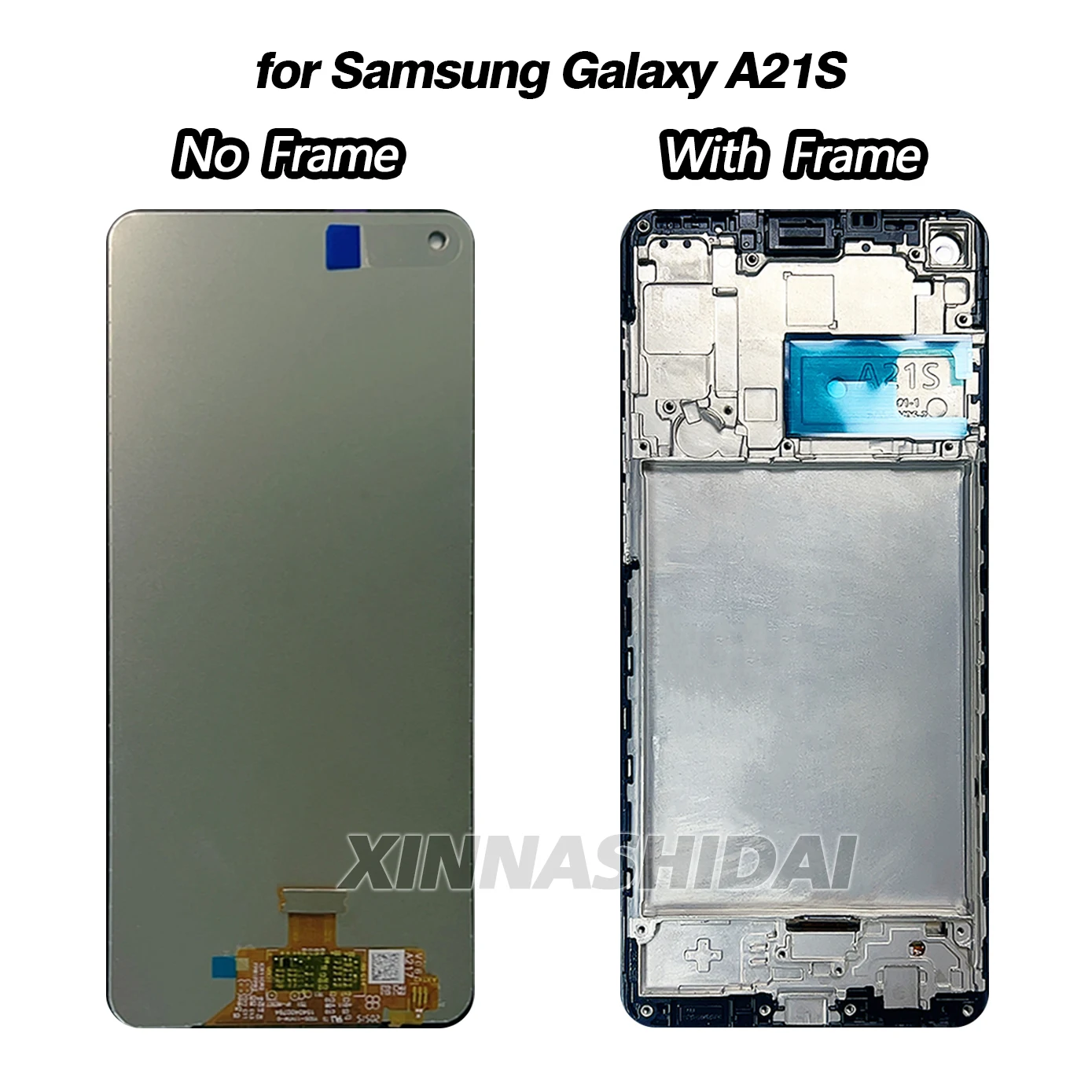 Testato 6.5 ''Per Samsung Galaxy A21S Display LCD Touch Screen Con Telaio Digitizer Assembly Sostituzione Per Samsung Galaxy A21s - Image 6