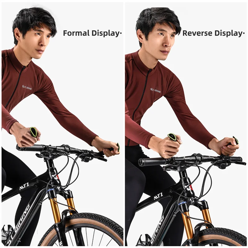 HOUSON Poignées De Vélo Souples En Éponge – Paire D’Embouts Ergonomiques Anti-Douleur Pour VTT Et Guidon 22.2 Mm