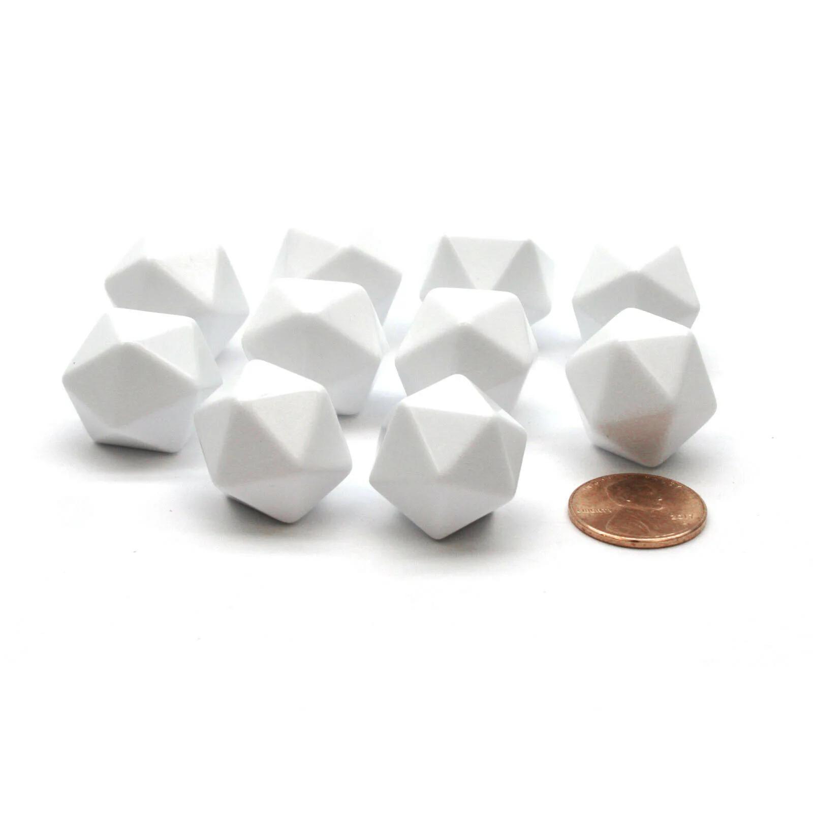 10 Pcs/set White 20 Side Blank D20 Dice Diagonal Diameter 24mm DIY Board Game Accessories For Kid DIY Write Painting Graffiti 8pcs 10cm round oil canvas blank painting round canvas board round painting canvas panels round canvas drawing boards prints