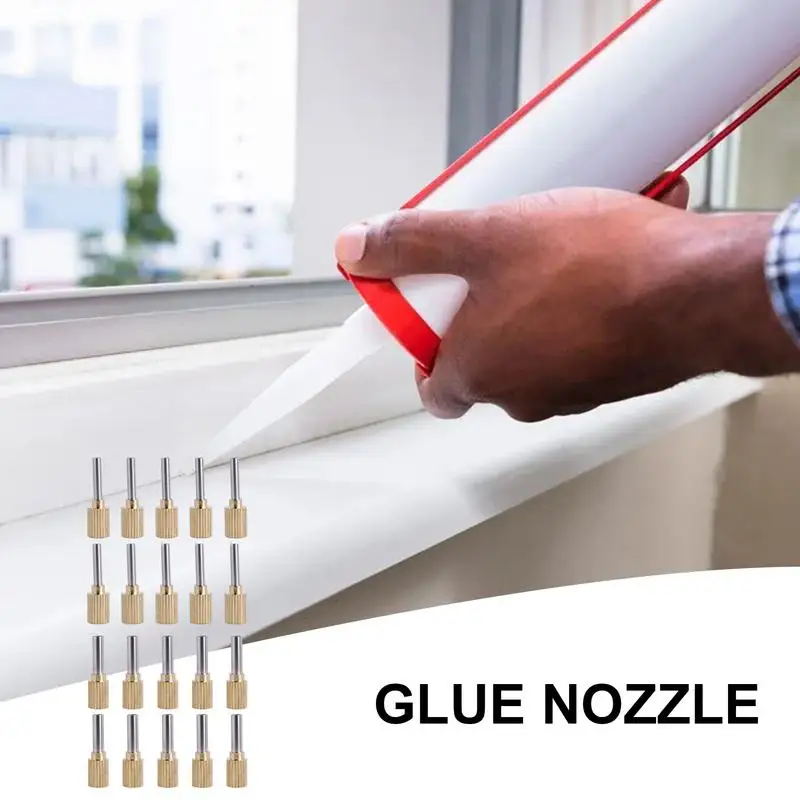 Caulking Nozzle Multifunctional Nozzles Reusable Stainless Steel Anti-rust Caulking Finisher Set Nozzle Applicator