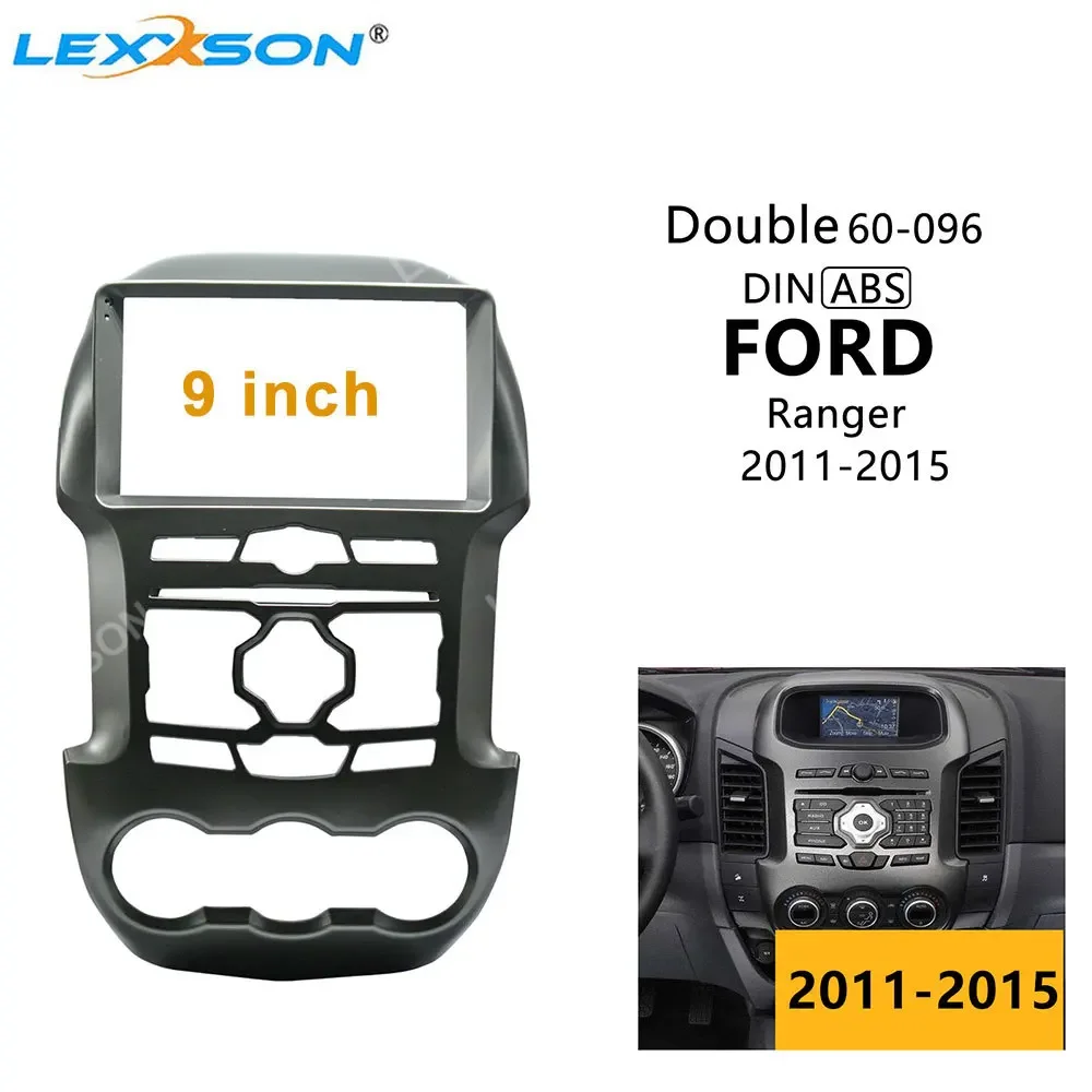 

Подходит для автомобильной панели Ford Ranger 2011, 2012, 2013, 2014, 2015, облицовочная панель, 9-дюймовый автомобильный радиоприемник, DVD, комплект приборной панели